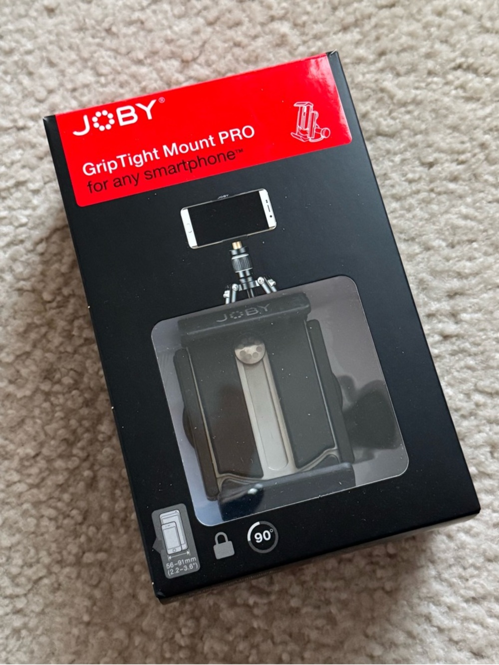 Joby Griptight Mount Pro Smartphone Accessories New In Box Ships Fast